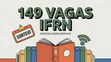 IFRN abre 149 vagas para Pós-Graduação e Especialização EAD gratuita em Educação! Seleção por sorteio. Inscrições até 1412. Confira!