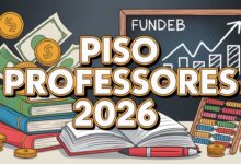 Piso salarial professores 2026 reajuste de 0,85% ou mais MEC divulga em dezembro. Saiba projeções e impacto para educadores