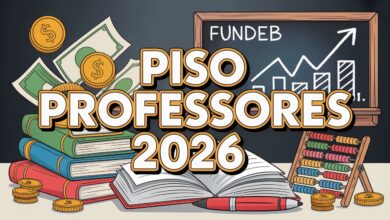 Piso salarial professores 2026 reajuste de 0,85% ou mais MEC divulga em dezembro. Saiba projeções e impacto para educadores