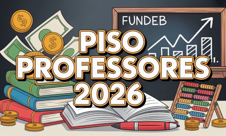 Piso salarial professores 2026 reajuste de 0,85% ou mais MEC divulga em dezembro. Saiba projeções e impacto para educadores