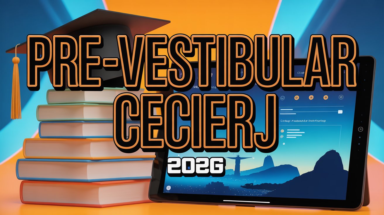 Pré-Vestibular CECIERJ 2026 Inscrições abertas para o curso preparatório gratuito para ingresso na universidade pública. Confira o edital!