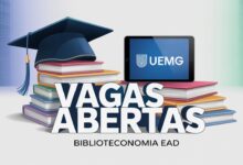 Quer cursar Biblioteconomia de graça UEMG lança vestibular EAD 2026 sem prova. Vagas em Divinópolis, Ibirité e mais. Inscreva-se já.