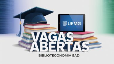 Quer cursar Biblioteconomia de graça UEMG lança vestibular EAD 2026 sem prova. Vagas em Divinópolis, Ibirité e mais. Inscreva-se já.