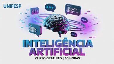 Quer dominar a Inteligência Artificial UNIFESP lança curso de extensão online e gratuito. 60h de carga horária. Inscreva-se até 05 de janeiro.