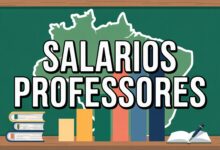 Descubra quanto ganha um professor estadual em início de carreira em cada estado do Brasil em 2025 e veja onde o salário é maior.​