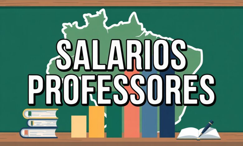 Descubra quanto ganha um professor estadual em início de carreira em cada estado do Brasil em 2025 e veja onde o salário é maior.​