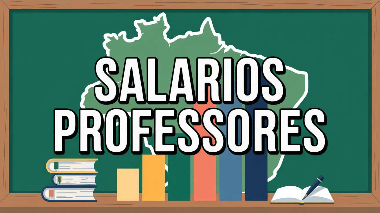 Descubra quanto ganha um professor estadual em início de carreira em cada estado do Brasil em 2025 e veja onde o salário é maior.​