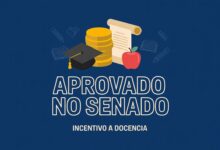 Senado aprova o programa Mais Professores para o Brasil. Projeto garante bolsas para licenciandos e incentivos financeiros.