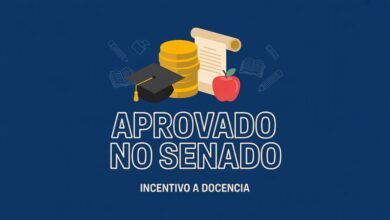 Senado aprova o programa Mais Professores para o Brasil. Projeto garante bolsas para licenciandos e incentivos financeiros.