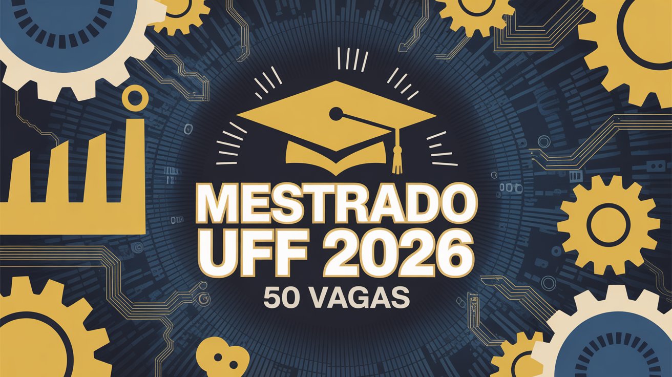 Seu futuro é na Pós-graduação UFF. Mestrado Profissional com foco em Engenharia de Produção e Sistemas. Inscreva-se até fevereiro de 2026!