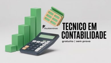 IFSULDEMINAS abre 500 vagas para Técnico em Contabilidade EAD gratuito! Seleção por sorteio (sem prova). Inscrições até 05/12.