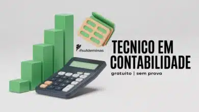 IFSULDEMINAS abre 500 vagas para Técnico em Contabilidade EAD gratuito! Seleção por sorteio (sem prova). Inscrições até 05/12.