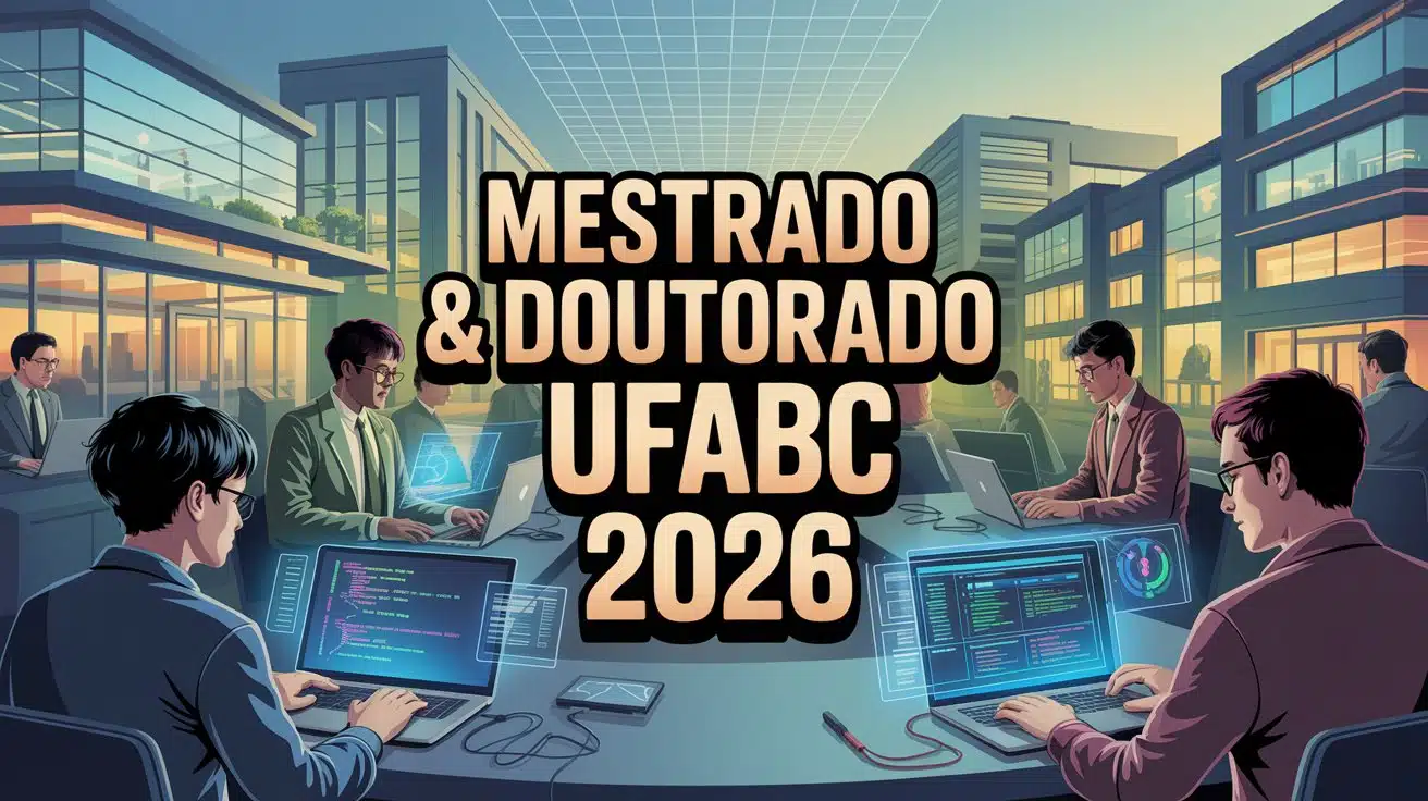 UFABC anuncia seleção para Pós-Graduação em Ciência da Computação. Inscrições abertas para o mestrado e doutorado em 2026. Confira o edital!