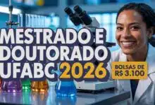 Buscando uma Pós-Graduação gratuita em 2026 UFABC abre inscrições para o mestrado e doutorado em Química com vagas limitadas! Veja o edital!