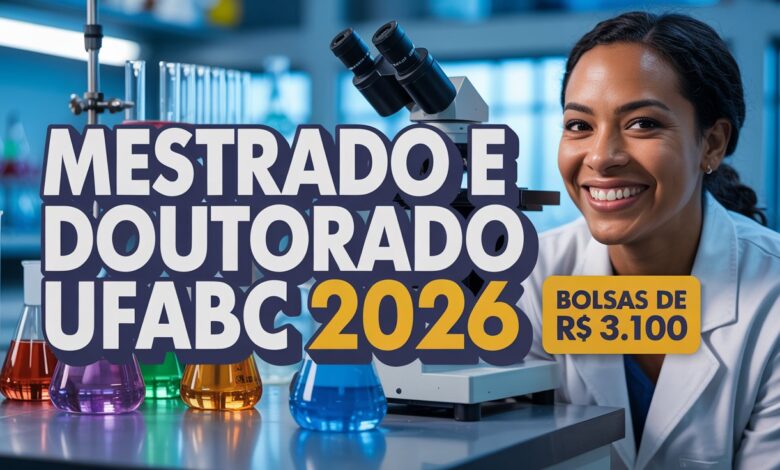 Buscando uma Pós-Graduação gratuita em 2026 UFABC abre inscrições para o mestrado e doutorado em Química com vagas limitadas! Veja o edital!
