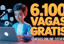 Cursos gratuitos de TI, Gestão e RH com certificado! Fundação Cecierj abre inscrições para 6.100 vagas EAD. Seleção por sorteio, aproveite.