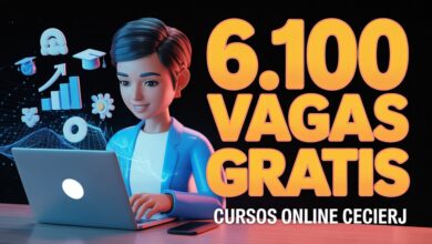 Cursos gratuitos de TI, Gestão e RH com certificado! Fundação Cecierj abre inscrições para 6.100 vagas EAD. Seleção por sorteio, aproveite.