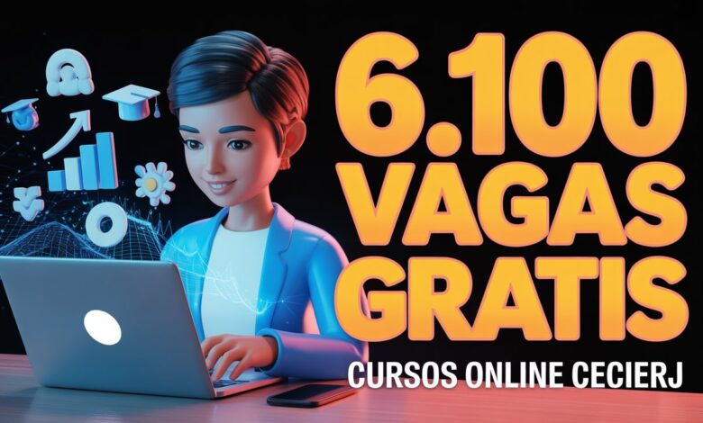 Cursos gratuitos de TI, Gestão e RH com certificado! Fundação Cecierj abre inscrições para 6.100 vagas EAD. Seleção por sorteio, aproveite.