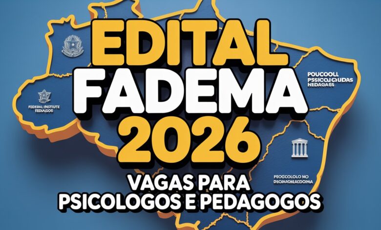 FADEMA seleciona profissionais de pedagogia e psicologia para apoio pedagógico no Programa Partiu IF 2026! Confira o edital e os requisitos!