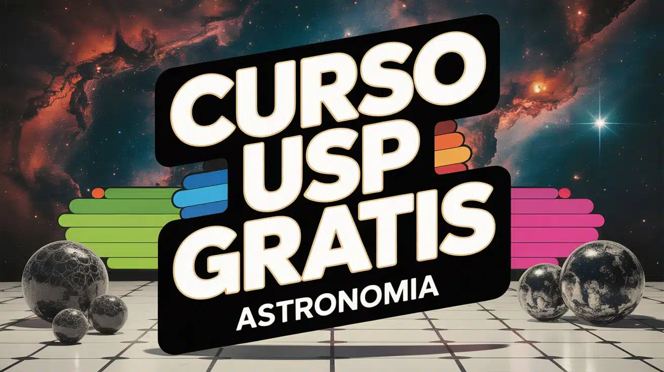 Garanta sua vaga no curso gratuito de Astronomia do IAGUSP. Focado em professores do Ensino Médio, oferece certificado e conteúdo de ponta.