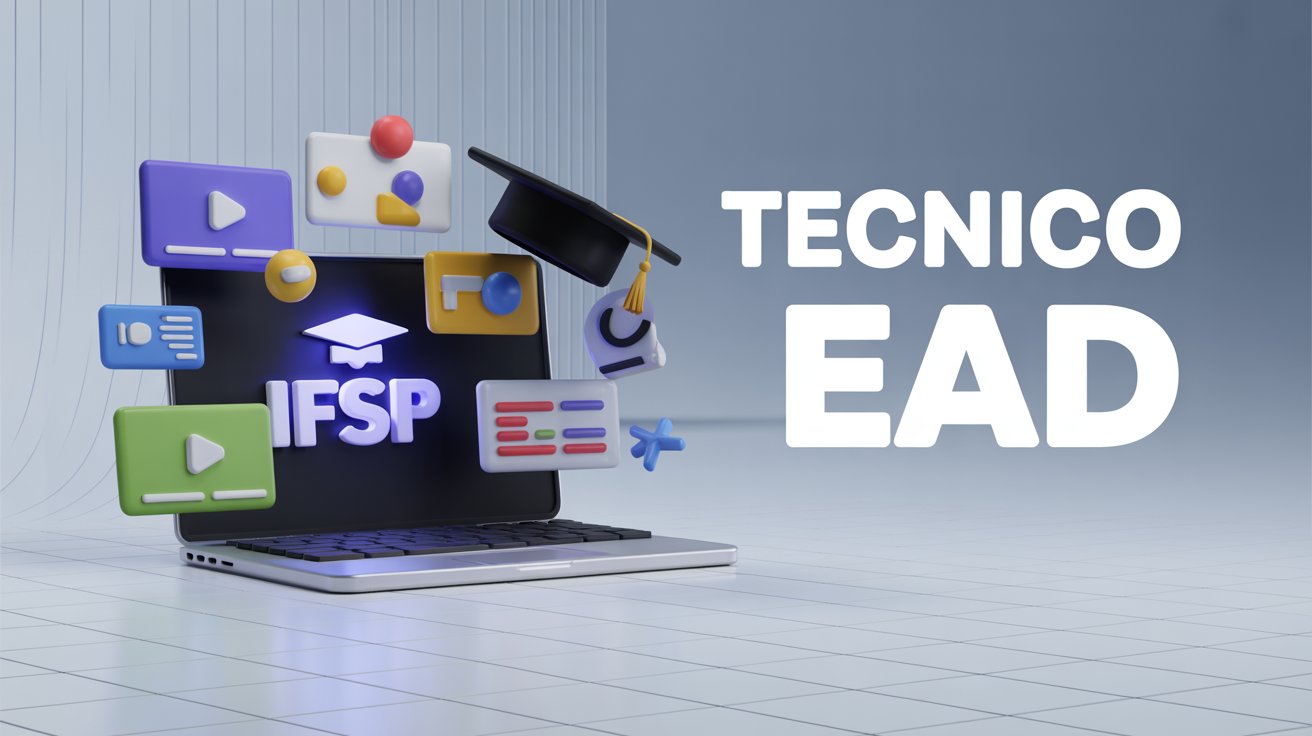IFSP abre 290 vagas para Curso Técnico EAD Gratuito em Multimeios Didáticos. Seleção por ordem de inscrição. Garanta sua vaga online agora!