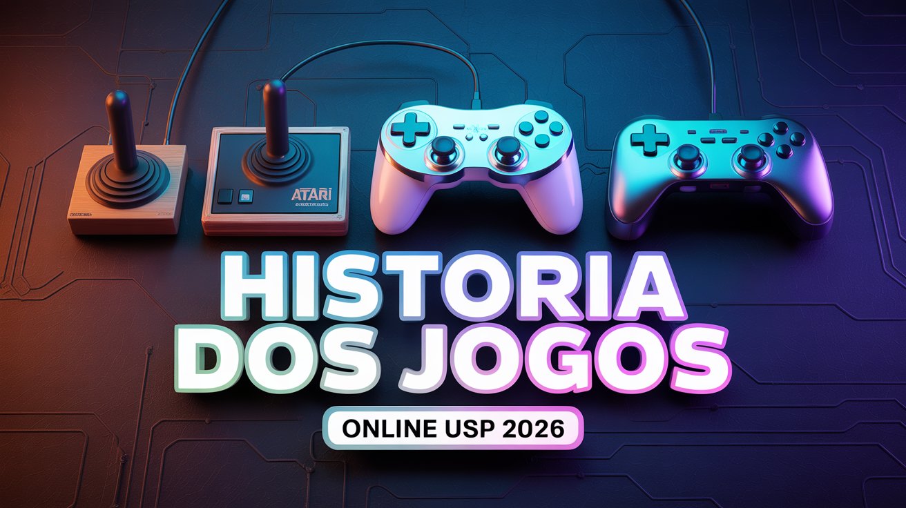 Inscreva-se no curso de verão da FFLCH USP sobre História dos Jogos Digitais. Aulas online e seleção por sorteio. Garanta sua participação!