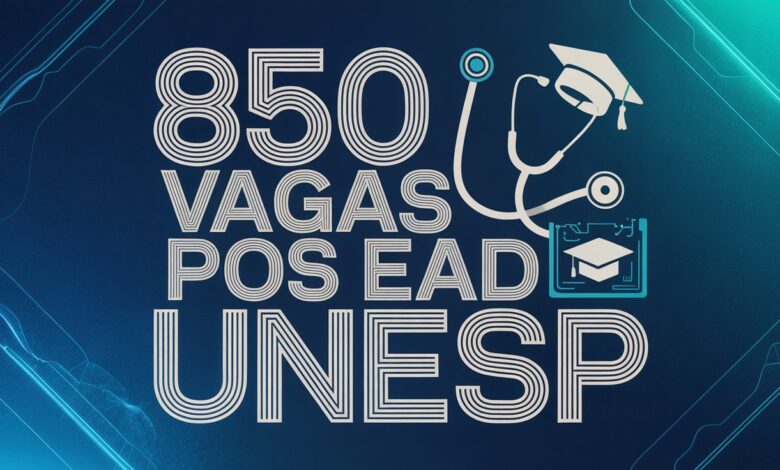 Inscrições abertas para a Pós-Graduação EaD da Unesp 2026! São 5 cursos de especialização gratuitos! Saiba tudo sobre o edital aqui!