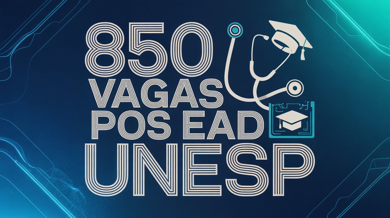 Inscrições abertas para a Pós-Graduação EaD da Unesp 2026! São 5 cursos de especialização gratuitos! Saiba tudo sobre o edital aqui!