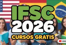 O IFSC abriu inscrições para cursos gratuitos de Inglês, Espanhol e Libras em 2026. Veja como participar do sorteio e garanta sua vaga agora!