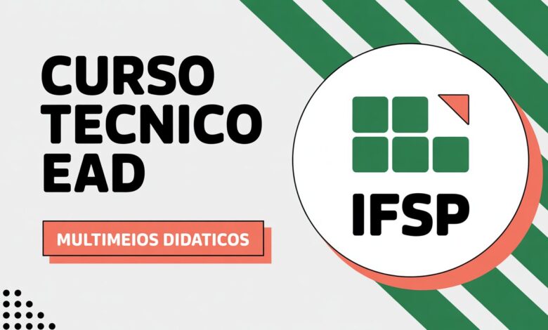 O IFSP abriu 290 vagas para Curso Técnico em Multimeios Didáticos EAD Gratuito. Seleção por ordem de chegada! Inscreva-se agora!