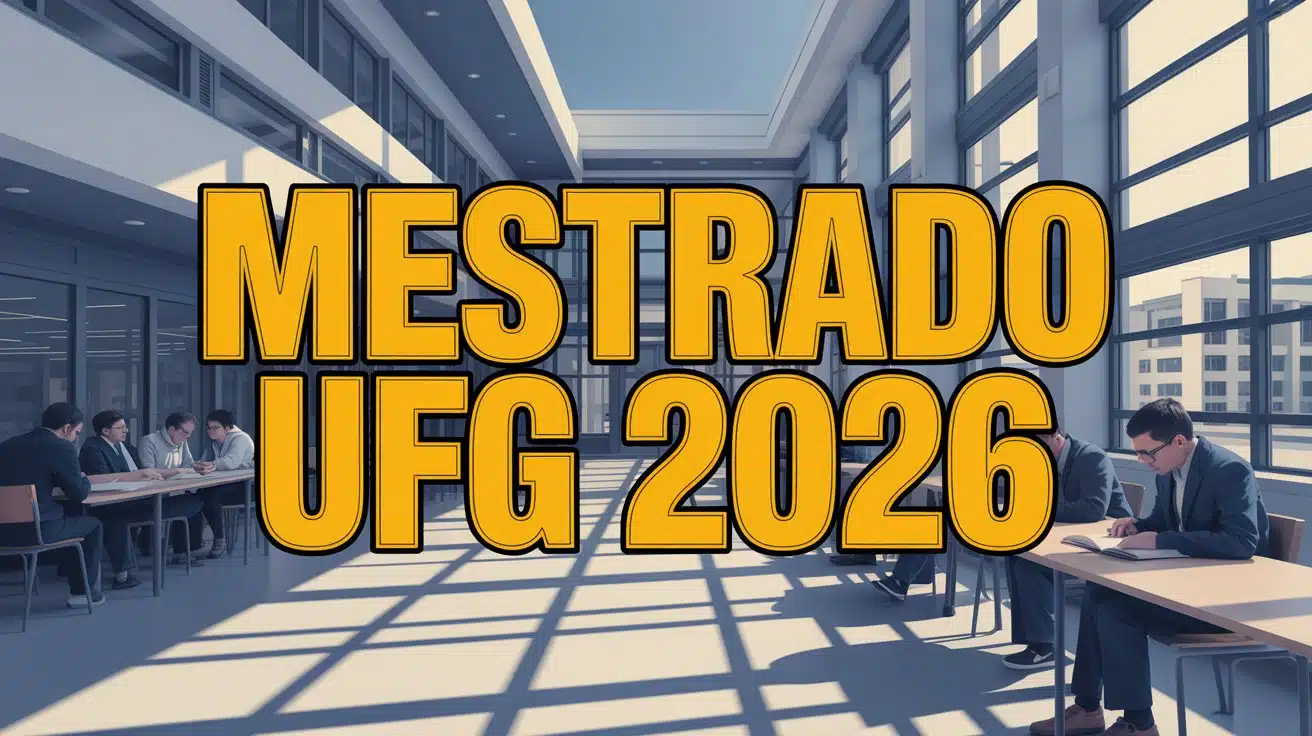 Oportunidade de Pós-Graduação gratuita em 2026: Inscrições abertas para o Mestrado e Doutorado em Educação da UFG. Veja o edital e participe!