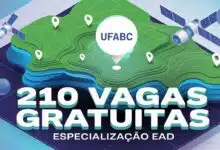 Pós EAD Gratuita UFABC seleciona alunos para especialização em Geoprocessamento. Curso de ambientação define vagas. Inscreva-se hoje.