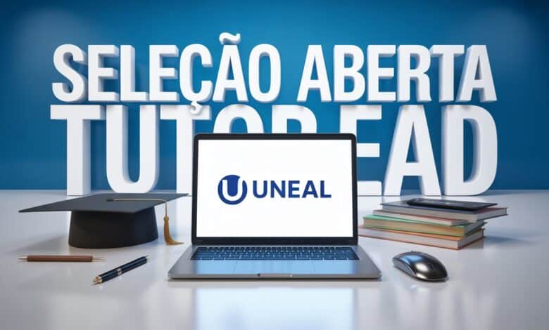 UNEAL abre seleção para Tutores Online com bolsa de R$ 1.100. Vagas para Educação Inclusiva e Gestão Escolar. Inscrições até 0201!