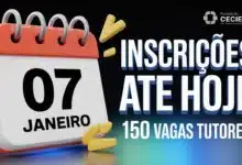 Último dia! Seleção de Tutores EAD CECIERJ tem inscrições prorrogadas até 07 de janeiro. Vagas para Biologia, Redação, Math e mais.