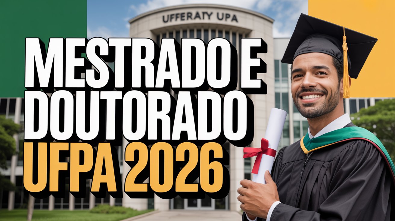 Oportunidade de Pós-Graduação gratuita na UFPA: Inscrições para o Mestrado e Doutorado em Ensino com foco em inovação. Confira o edital!