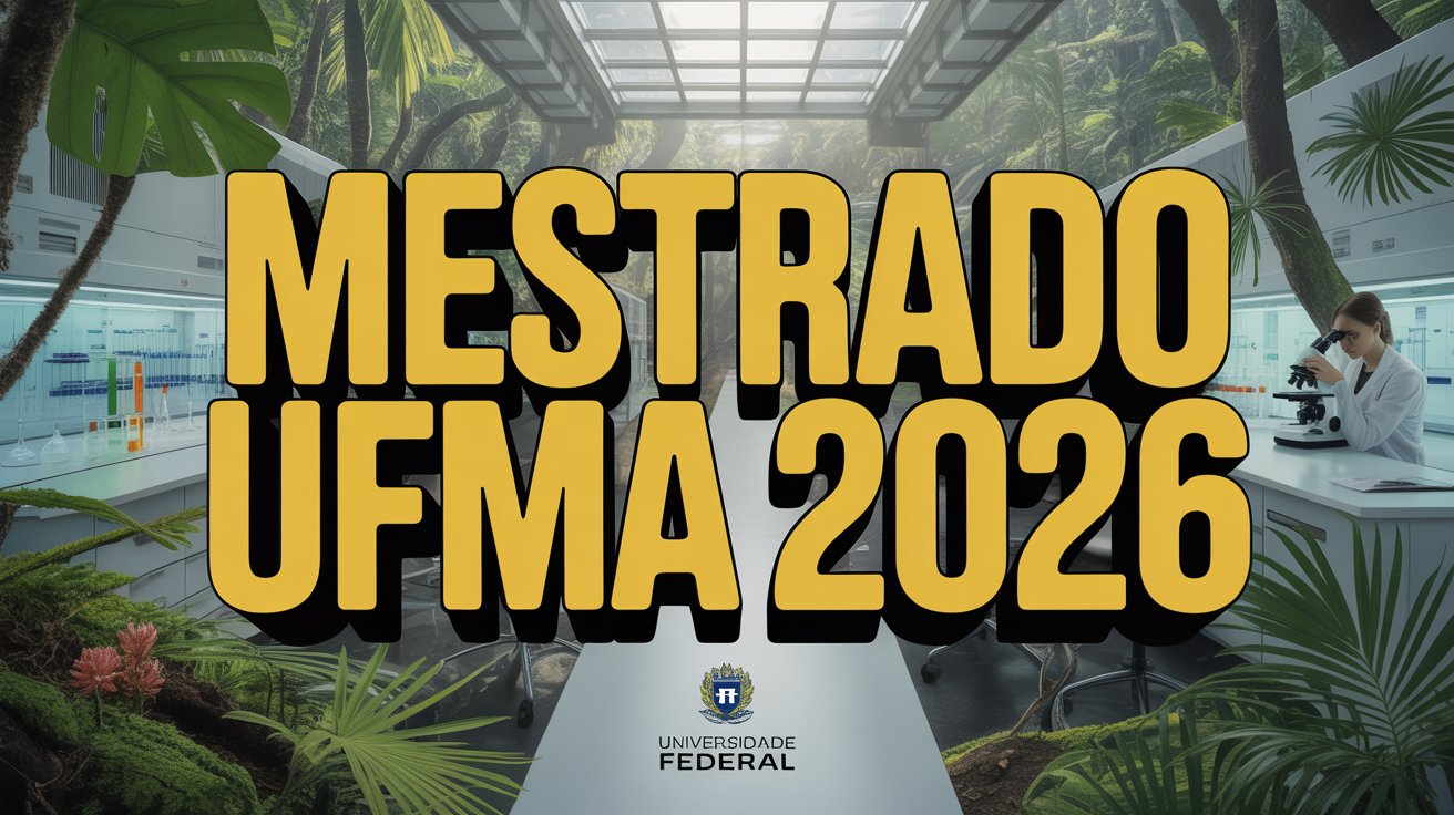 Edital UFMA 2026 Mestrado em Biodiversidade oferece 24 vagas com inscrições até 2502. Saiba tudo sobre o edital e etapas de seleção aqui!