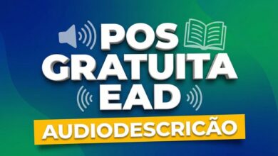 Essa Especialização EAD gratuita da UNIFAP em Audiodescrição tem 74 vagas e seleção por ordem de inscrição. Corra e garanta sua vaga agora!