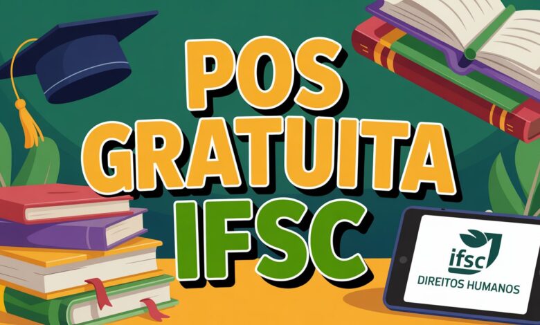 Essa Especialização em Direitos Humanos EAD do IFSC é gratuita e pode ser a chance de ouro para sua carreira docente em 2026! Inscreva-se já.