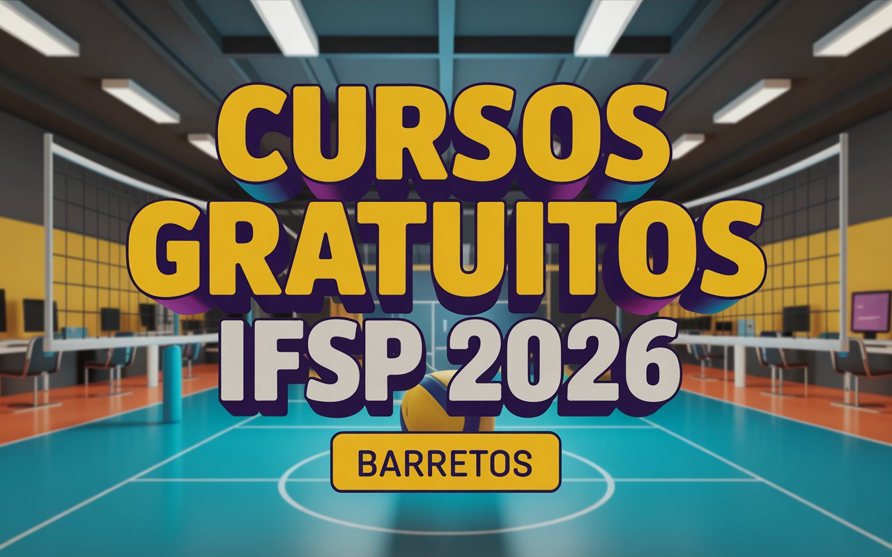 O IFSP Barretos está com inscrições abertas para cursos gratuitos de Extensão e TI! Essa é a oportunidade que você esperava para turbinar seu currículo!