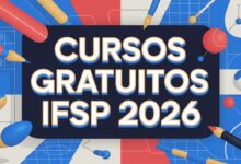 O IFSP Campus SP abriu vagas para cursos de extensão gratuitos 2026! Opções presenciais e EaD em Artes, Ciências e mais. Inscreva-se agora!