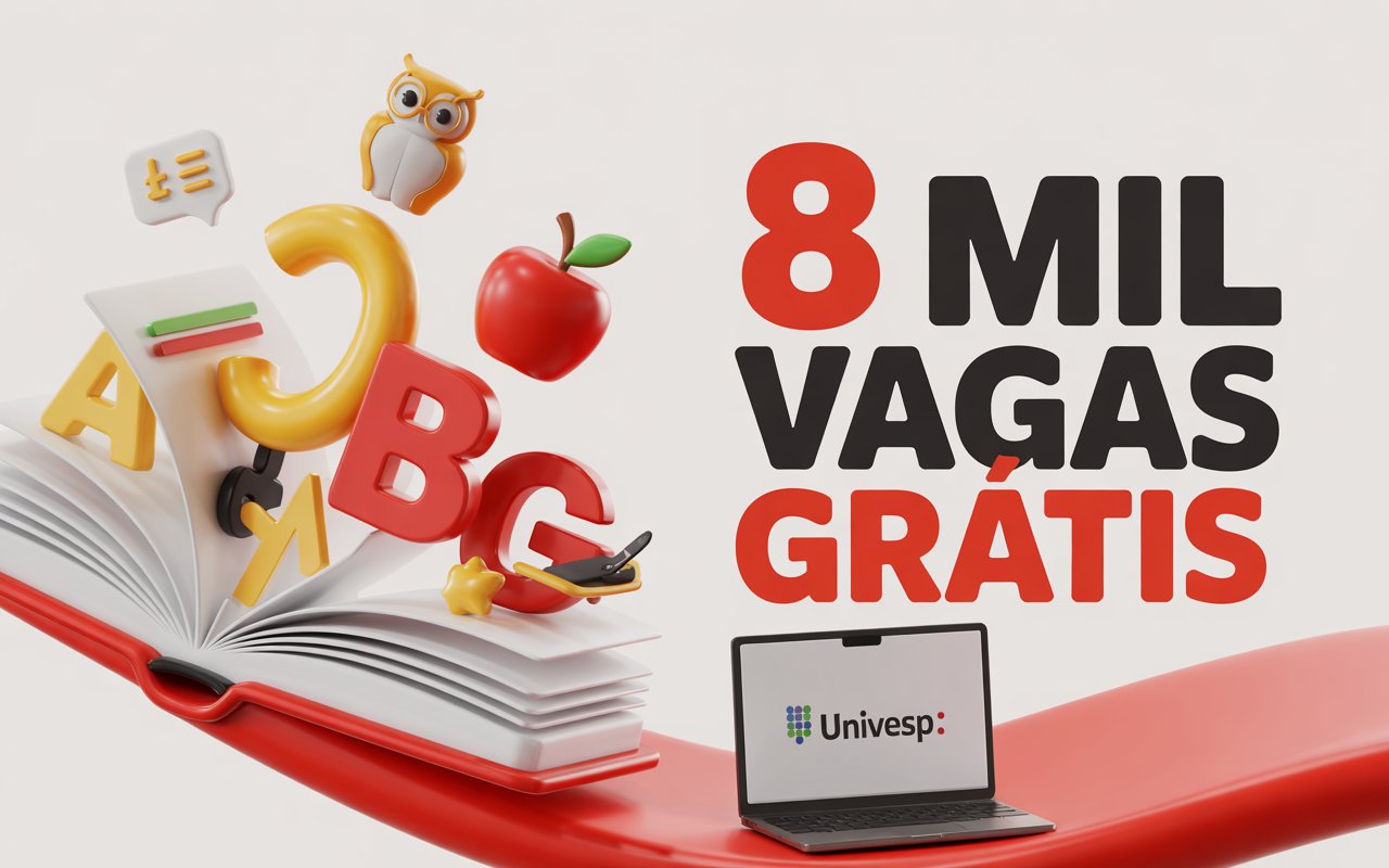 Oportunidade EAD UNIVESP abre inscrições para Faculdade Gratuita. Licenciaturas com foco no mercado. Edital Vunesp publicado.
