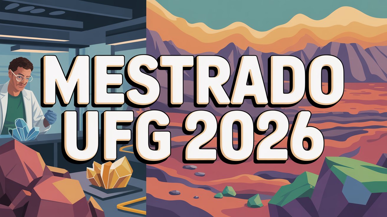 Oportunidade de Pós-Graduação gratuita Vagas para o Mestrado em Geociências da UFG! Confira o edital, linhas de pesquisa e inscreva-se!