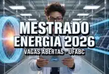 Oportunidade de Pós-Graduação gratuita na UFABC! Inscrições abertas para o Mestrado e Doutorado em Energia! Confira as linhas de pesquisa!