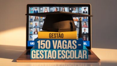 UEL abre 150 vagas para Especialização em Gestão Escolar EaD. Curso gratuito para educadores com polos no PR. Inscrições abertas até 0403.