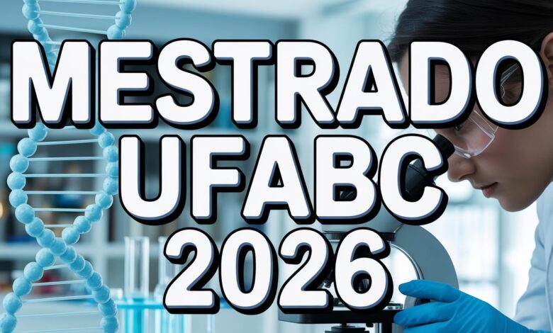 UFABC lança edital para pós-graduação gratuita em 2026. Vagas para o Mestrado e Doutorado em Biossistemas com foco em Ciências Biológicas.