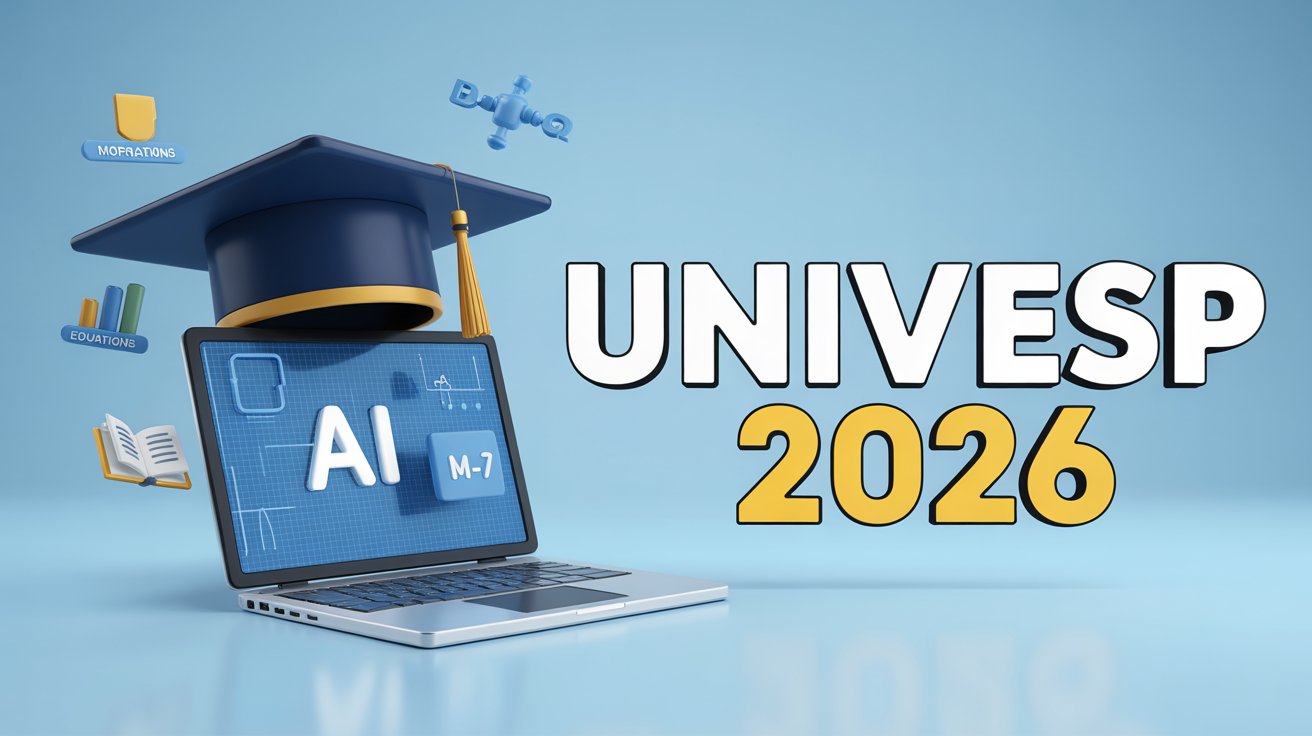 Vestibular UNIVESP inscrições abertas nos cursos de graduação gratuitos e EAD em Computação, Licenciaturas e Negócios no ABC. Veja o edital!
