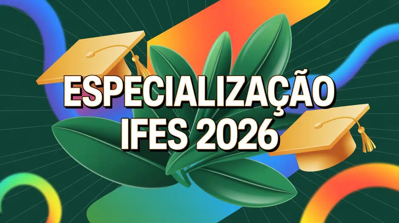 Estude de graça no Ifes! São 560 vagas em especializações EaD de Gestão Escolar e Ambiental. Confira quem pode se inscrever e os prazos legais.