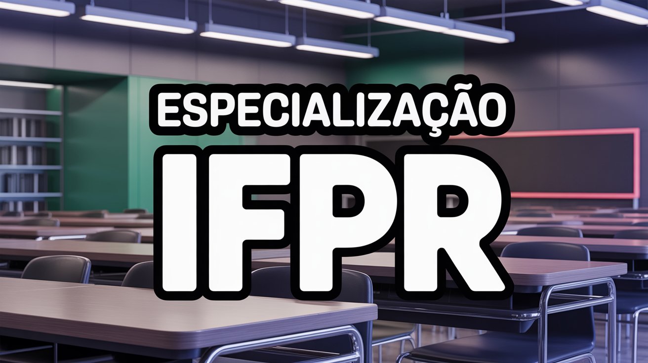IFPR Arapongas abre 40 vagas para especialização gratuita em Docência e Práticas Educativas. Inscrições até 17 de março. Garanta já!