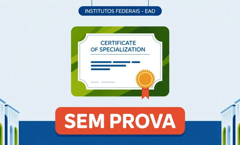 IFRN e IFNMG abrem 250 vagas para Pós-Graduação EaD 100% gratuita. Cursos de Alfabetização e Teatro sem prova objetiva. Inscreva-se até março!