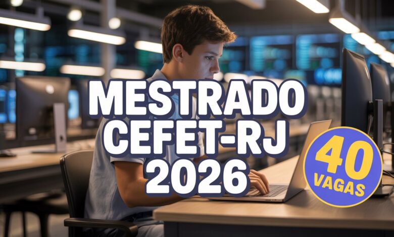 Inscrições abertas para o Mestrado em Ciência da Computação do CEFET-RJ! São 40 vagas para graduados de todas as áreas. Confira o edital aqui!
